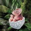 The Petting Zoo Hatchling Triceratops Dinosaur Stuffed Animal Plushie, Gift for Kids, Dinosaur Animals, Brown Dinosaur Plush Toy 8 inches