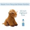 The Petting Zoo Highland Cow Stuffed Animal Plushie, Gifts for Kids, Wild Onez Wildlife Animals, Cow Plush Toy, 20 inches