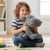 The Petting Zoo Hippo Stuffed Animal, Gifts for Kids, Wild Onez Zoo Animals, Jumbo Hippo Plush Toy 20 inches