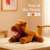The Petting Zoo Horse Stuffed Animal Plushie, Gifts for Kids, Puppetz Animals, Brown Horse Plush Toy 15 Inches