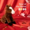 The Petting Zoo Horse Stuffed Animal Plushie, Gifts for Kids, Wild Onez Farm Animals, Horse Plush Toy 12 inches