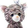 The Petting Zoo, Lash’z Gray Tabby Cat Stuffed Animal, Gifts for Girls, Plush Toy 10 inches