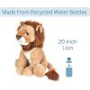 The Petting Zoo Lion Stuffed Animal, Gifts for Kids, Wild Onez Zoo Animals, Jumbo Lion Plush Toy 20 inches