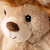 The Petting Zoo Lion Stuffed Animal Plushie Blanket, Gifts for Kids, Bumblez Luvee Animals, Brown Lion Plush Toy, 13 inches