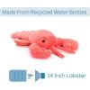The Petting Zoo Lobster Stuffed Animal Plushie, Gifts for Kids, Fuzzlez Sealife Animals, Lobster Plush Toy, 14 inches