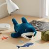 The Petting Zoo Mako Shark Stuffed Animal Plushie, Gifts for Kids, Scoopz Sealife Animals, Blue Mako Shark Plush Toy 8 Inches