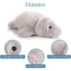 The Petting Zoo Manatee Stuffed Animal Plushie, Gifts for Kids, Fuzzlez Sealife Animals, Manatee Plush Toy, 15 Inches