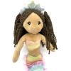 The Petting Zoo Mermaid Doll Plushie, Gifts for Girls, Ombrez Mermaid Stuffed Animals, Mermaid Plush Toy, Dark Skin, 17 Inch