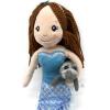 The Petting Zoo Mermaid Doll with Manatee Stuffed Animal- Great Gifts for Girls, Mermaid Plush Doll with Manatee Plush Toy, 17 inch (Red Hair)