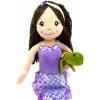 The Petting Zoo Mermaid Doll with Sea Turtle Stuffed Animal- Great Gifts for Girls, Mermaid Plush Doll with Turtle Plush Toy, 17 inch (Brunette)