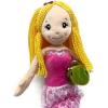 The Petting Zoo Mermaid Doll with Turtle Stuffed Animal- Great Gifts for Girls, Mermaid Plush Doll with Turtle Plush Toy, 17 inch (Blonde)