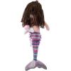 The Petting Zoo, Mermaid Doll with Unicorn Stuffed Animal, Gifts for Girls, Mermaid Plush Doll with Unicorn Plush Toy, 17 inch, Brunette-Boho