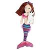 The Petting Zoo Mermaid Doll with Unicorn Stuffed Animal- Great Gifts for Girls, Mermaid Plush Doll with Unicorn Plush Toy, 17 inch (Red Hair)