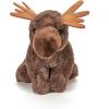 The Petting Zoo Moose Stuffed Animal Plushie, Gifts for Kids, Wild Onez Babiez Wildlife Animals, Moose Plush Toy 6 inches(6 inches)