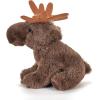 The Petting Zoo Moose Stuffed Animal Plushie, Gifts for Kids, Wild Onez Babiez Wildlife Animals, Moose Plush Toy 6 inches(6 inches)
