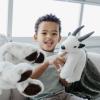 The Petting Zoo Mountain Goat Stuffed Animal Plushie, Gifts for Kids, Wild Onez Wildlife Animals, Goat Plush Toy 9 inches(9 in)