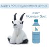 The Petting Zoo Mountain Goat Stuffed Animal Plushie, Gifts for Kids, Wild Onez Wildlife Animals, Goat Plush Toy 9 inches(9 in (Pack of 2))