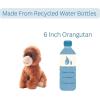 The Petting Zoo Orangutan Stuffed Animal Plushie, Gifts for Kids, Wild Onez Babiez Wildlife Animals, Orangutan Plush Toy 6 inches