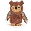 The Petting Zoo Owl Stuffed Animal Plushie, Gifts for Kids, Wild Onez Babiez Wildlife Animals, Brown Owl Plush Toy 6 Inches