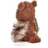 The Petting Zoo Owl Stuffed Animal Plushie, Gifts for Kids, Wild Onez Babiez Wildlife Animals, Brown Owl Plush Toy 6 Inches
