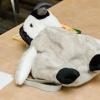 The Petting Zoo Penguin Stuffed Animal Plushie Backpack, Gifts for Kids, Sealife Animal Toy, Gray Penguin Plush Toy Book Bag, 20 inches