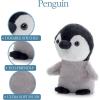 The Petting Zoo Penguin Stuffed Animal Plushie, Gifts for Kids, Nuggetz Sealife Animals, Penguin Plush Toy 6 Inches