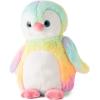 The Petting Zoo Penguin Stuffed Animal Plushie, Ombrez Zoo Animals, Rainbow Penguin Plush Toy 12 inches