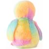 The Petting Zoo Penguin Stuffed Animal Plushie, Ombrez Zoo Animals, Rainbow Penguin Plush Toy 12 inches