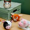 The Petting Zoo Pig Stuffed Animal Plushie, Gifts for Kids, Squishiez Wildlife Animal Squeeze Toy, Pink Pig Plush Toy, 3 inches