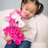 The Petting Zoo Pink Giraffe Stuffed Animal Plushie, Lash’z Zoo Animals, Giraffe Plush Toy 12 inches
