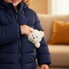 The Petting Zoo Polar Bear Stuffed Animal Plushie, Gifts for Kids, Nuggetz Wildlife Animals, Bear Panda Plush Toy, 6 inches