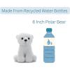 The Petting Zoo Polar Bear Stuffed Animal Plushie, Gifts for Kids, Wild Onez Babiez Zoo Animals, Polar Bear Plush Toy 6 inches(6 in (Pack of 2))