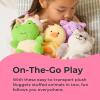 The Petting Zoo Purple Dragon Stuffed Animal Plushie, Gifts for Kids, Nuggetz Dragon Animals, Dragon Plush Toy 6 Inches