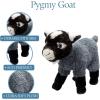 The Petting Zoo Pygmy Goat Stuffed Animal Plushie, Gifts for Kids, Wild Onez Wildlife Barn Animals, Goat Plush Toy, 12 inches