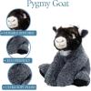 The Petting Zoo Pygmy Goat Stuffed Animal Plushie, Gifts for Kids, Wild Onez Wildlife Barn Animals, Goat Plush Toy, 9 inches