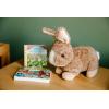 The Petting Zoo Rabbit Stuffed Animal Plushie, Gifts for Kids, Wild Onez Wildlife Animals, Brown Bunny Plush Toy 12 inches