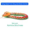 The Petting Zoo Rainbow Boa Snake Stuffed Animal Plushie, Gifts for Kids, Earth Keeperz Snake Animals, Zoologee Rainbow Boa Snake Plush Toy, 54 inches