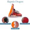 The Petting Zoo Red Dragon Stuffed Animal Plushie Slap Bracelet, Gifts for Kids, Slapstix Dragon Animals, Dragon Plush Toy 10 Inches