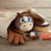 The Petting Zoo Red Fox Stuffed Animal Plushie, Squishiez Wildlife Animal Squeeze Toy, Red Fox Plush Toy, 3 inches(Brown)