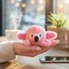 The Petting Zoo Red Fox Stuffed Animal Plushie, Squishiez Wildlife Animal Squeeze Toy, Red Fox Plush Toy, 3 inches(Pink)