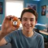 The Petting Zoo Red Fox Stuffed Animal Plushie, Squishiez Wildlife Animal Squeeze Toy, Red Fox Plush Toy, 3 inches(Red Panda)