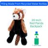 The Petting Zoo Red Panda Stuffed Animal Plushie Backpack, Gifts for Kids, Wildlife Animal Toy, Red Panda Plush Toy Book Bag, 20 inches