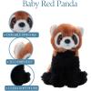The Petting Zoo Red Panda Stuffed Animal Plushie, Gifts for Kids, Wild Onez Babiez Zoo Animals, Red Panda Plush Toy 6 inches