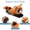 The Petting Zoo Red Panda Stuffed Animal Plushie Slap Bracelet, Gifts for Kids, Slapstix Wildlife Animals, Red Panda Plush Toy, 10 inches