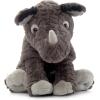 The Petting Zoo Rhino Stuffed Animal, Gifts for Kids, Wild Onez Zoo Animals, Rhino Plush Toy Sitting 12 inches