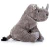 The Petting Zoo Rhino Stuffed Animal, Gifts for Kids, Wild Onez Zoo Animals, Southern Rhino Plush Toy 12 inches