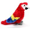 The Petting Zoo Scarlet Macaw Stuffed Animal Plushie, Gifts for Kids, Wild Onez Wildlife Animals, Red Parrot Plush Toy 9 inches