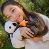The Petting Zoo Sea Otter Stuffed Animal Plushie, Gifts for Kids, Earth Keeperz Sealife Animals, Zoologee Brown Sea Otter Plush Toy, 11 inches