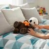 The Petting Zoo Sea Otter Stuffed Animal Plushie, Gifts for Kids, Earth Keeperz Sealife Animals, Zoologee Brown Sea Otter Plush Toy, 14 inches