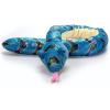 The Petting Zoo Sea Snake Stuffed Animal, Gifts for Kids, Snake Plush Toy, 54 inch (Blue)(Blue)